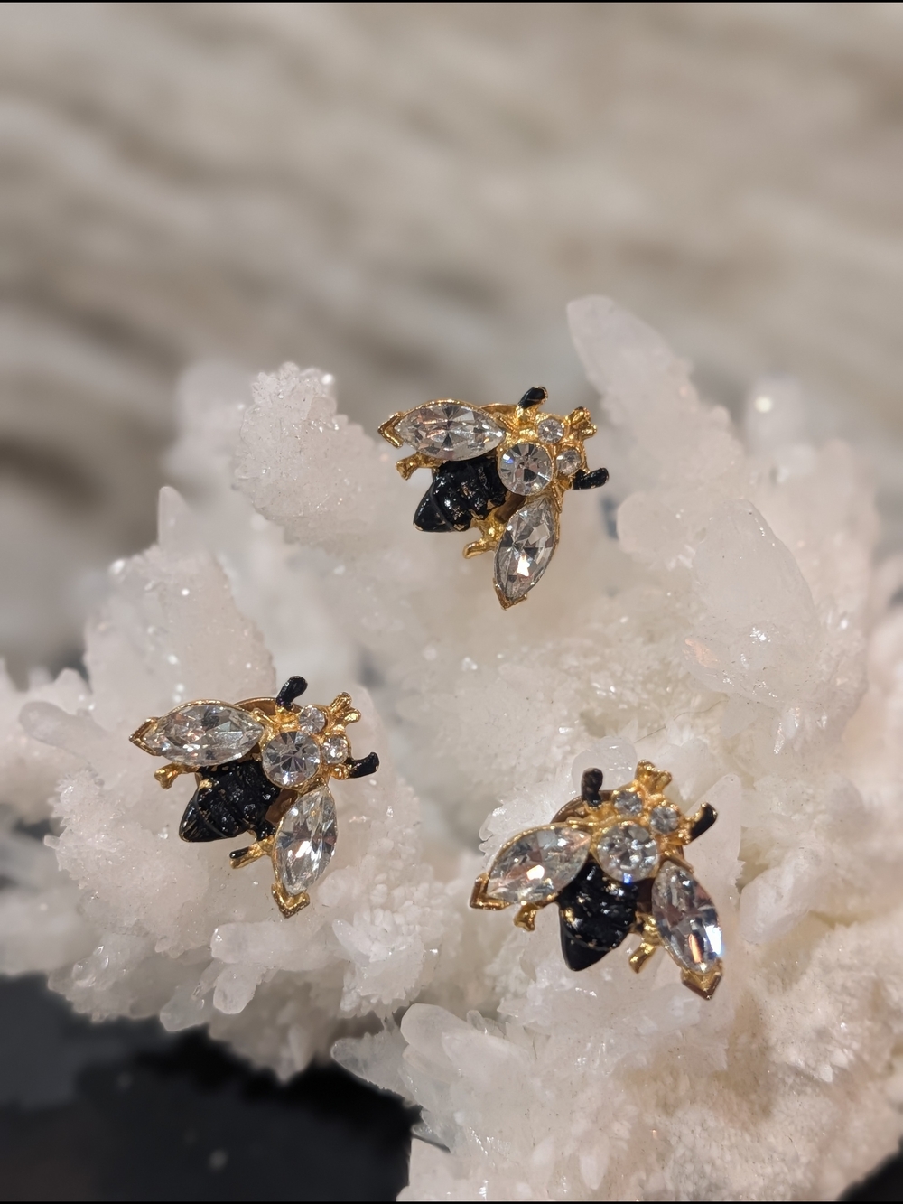 Gold Bee Brooch Pins